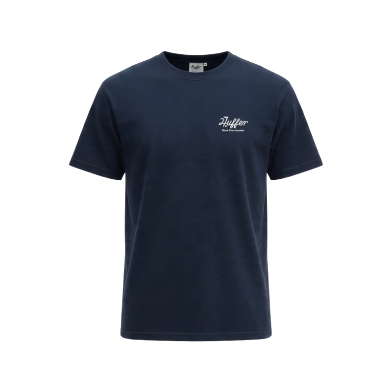 Block Tee 220/Back Nine - Navy