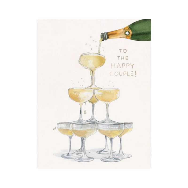 Foil Card - Champagne Tower