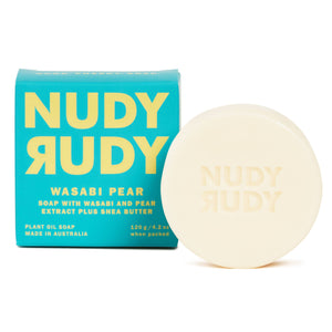Nudy Rudy Bar Soap 4.2oz - Wasabi Pear