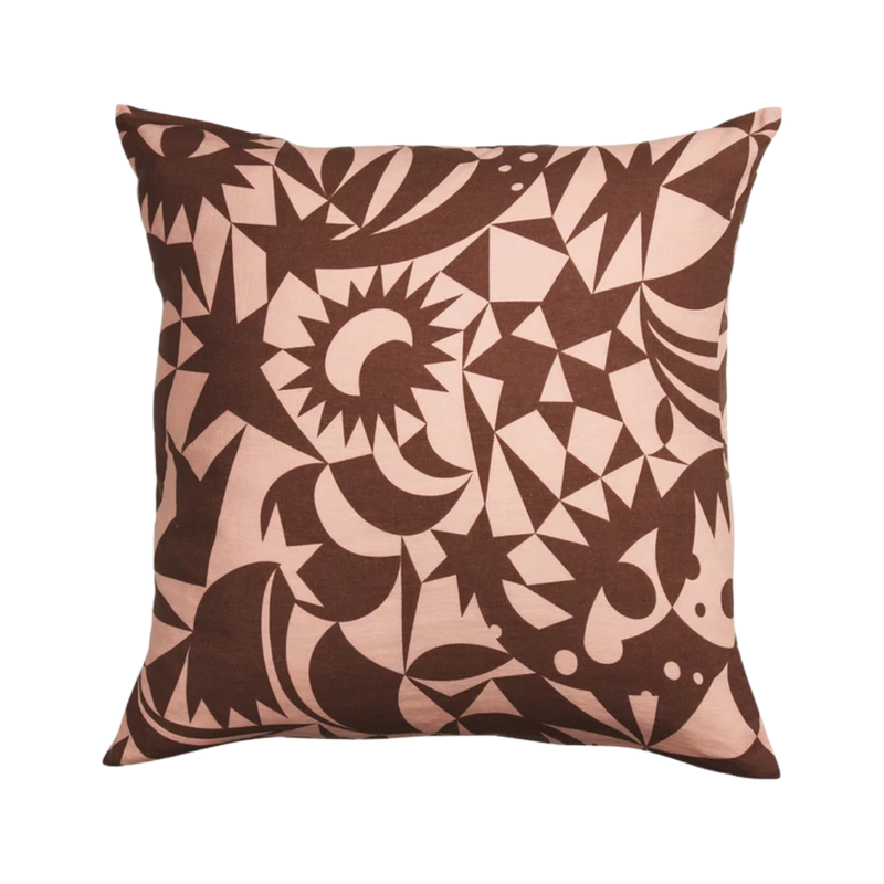Nora Linen Pillowcase Set - Carnelian