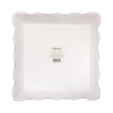 Pink Striped 10" Plate