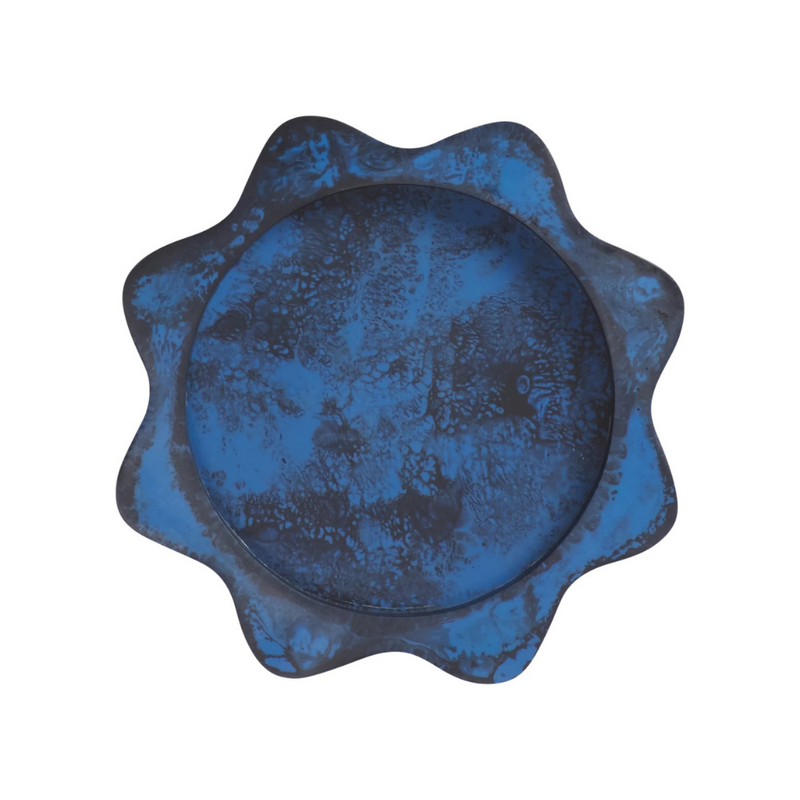 Sophie Resin Plate - Azure