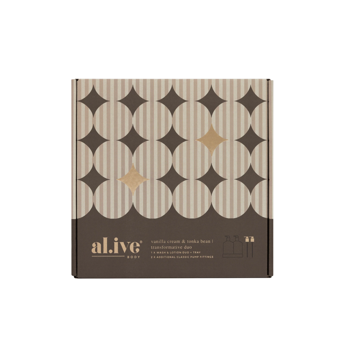 Transformative Wash & Lotion Duo - Vanilla Cream & Tonka Bean