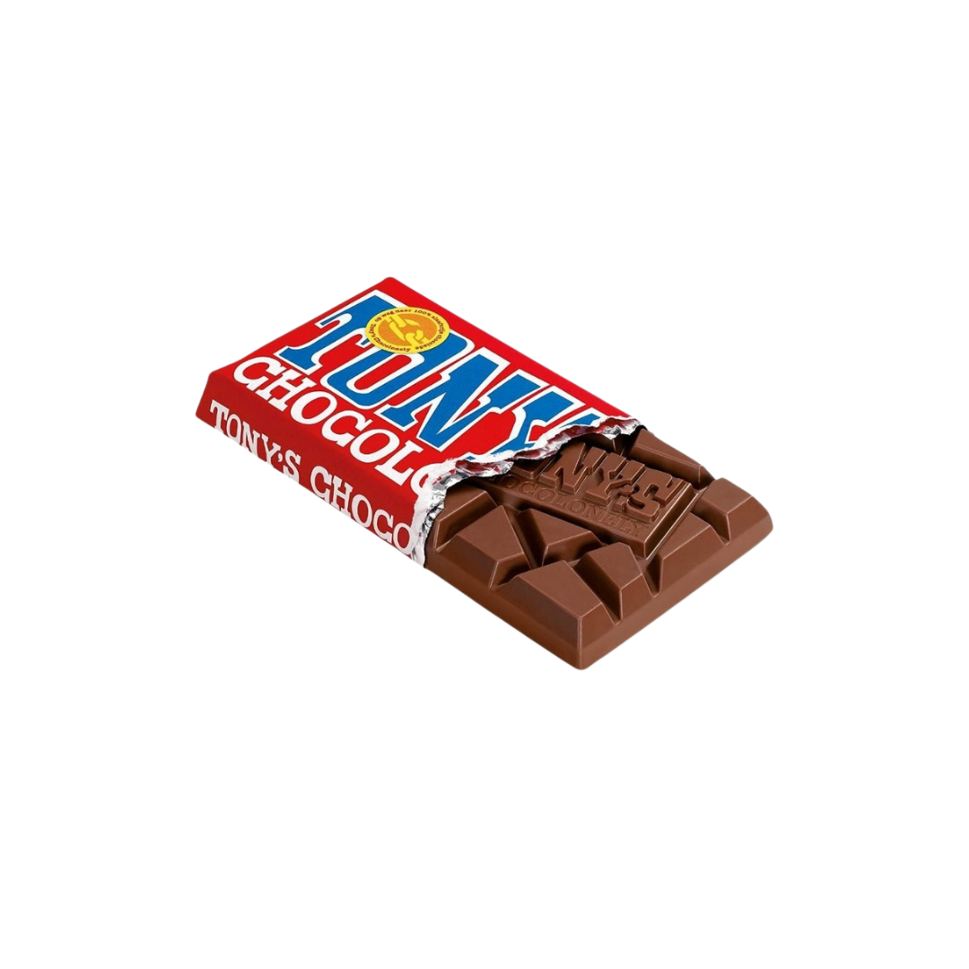 Tony’s Milk Chocolate Bar – The Classic Red One
