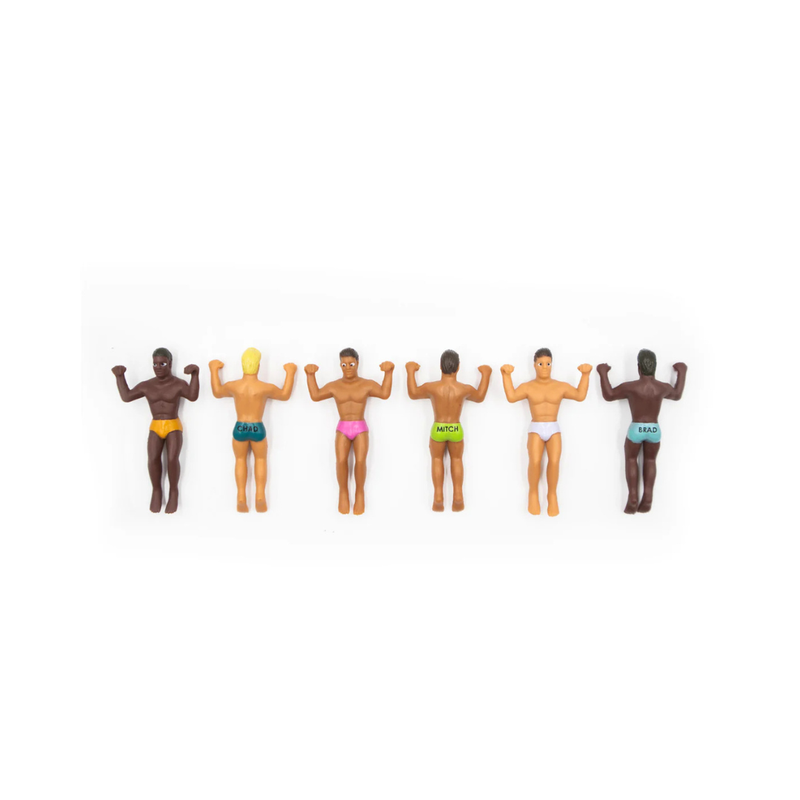 Hunky Buddies Drink Markers 6pcs Set