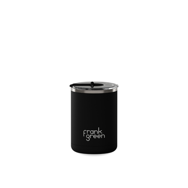 Ceramic Coffee Cup with Hinged Lid