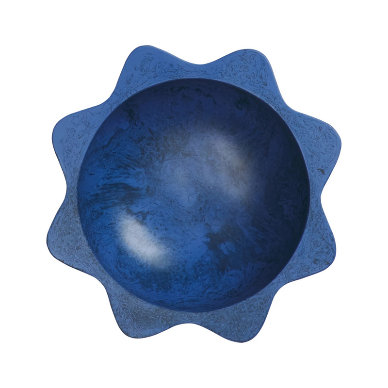 Sophie Large Resin Bowl - Azure