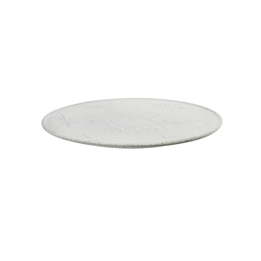 20cm Plate in White Gloss / Hardware Lane