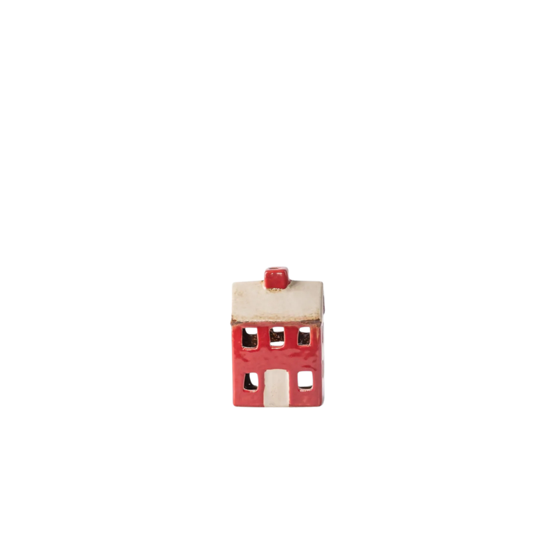 Alsace Petite Tea Light Chalet Red Cream