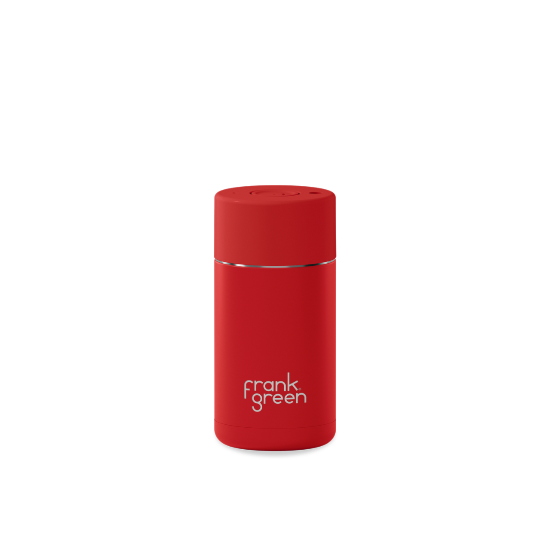 12oz Ceramic Reusable Cup with Push Button