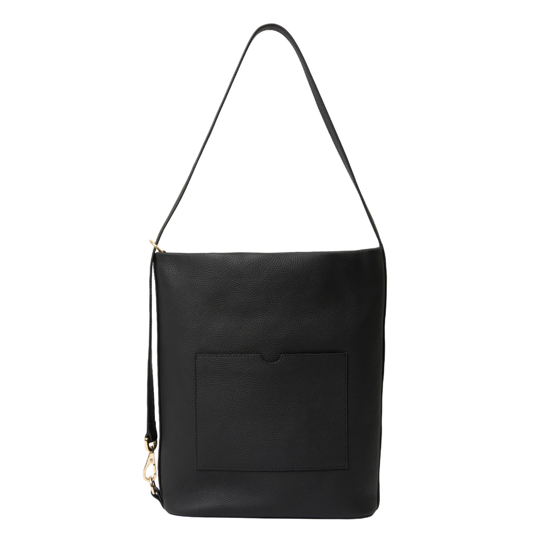 June Shoulder Bag - Black Luxe