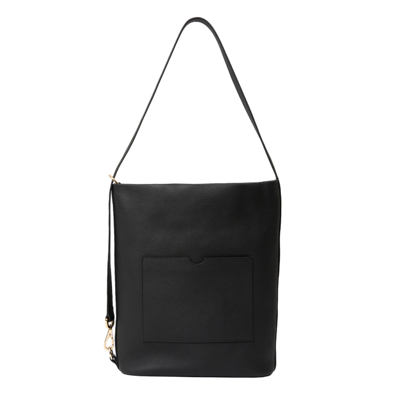 June Shoulder Bag - Black Luxe