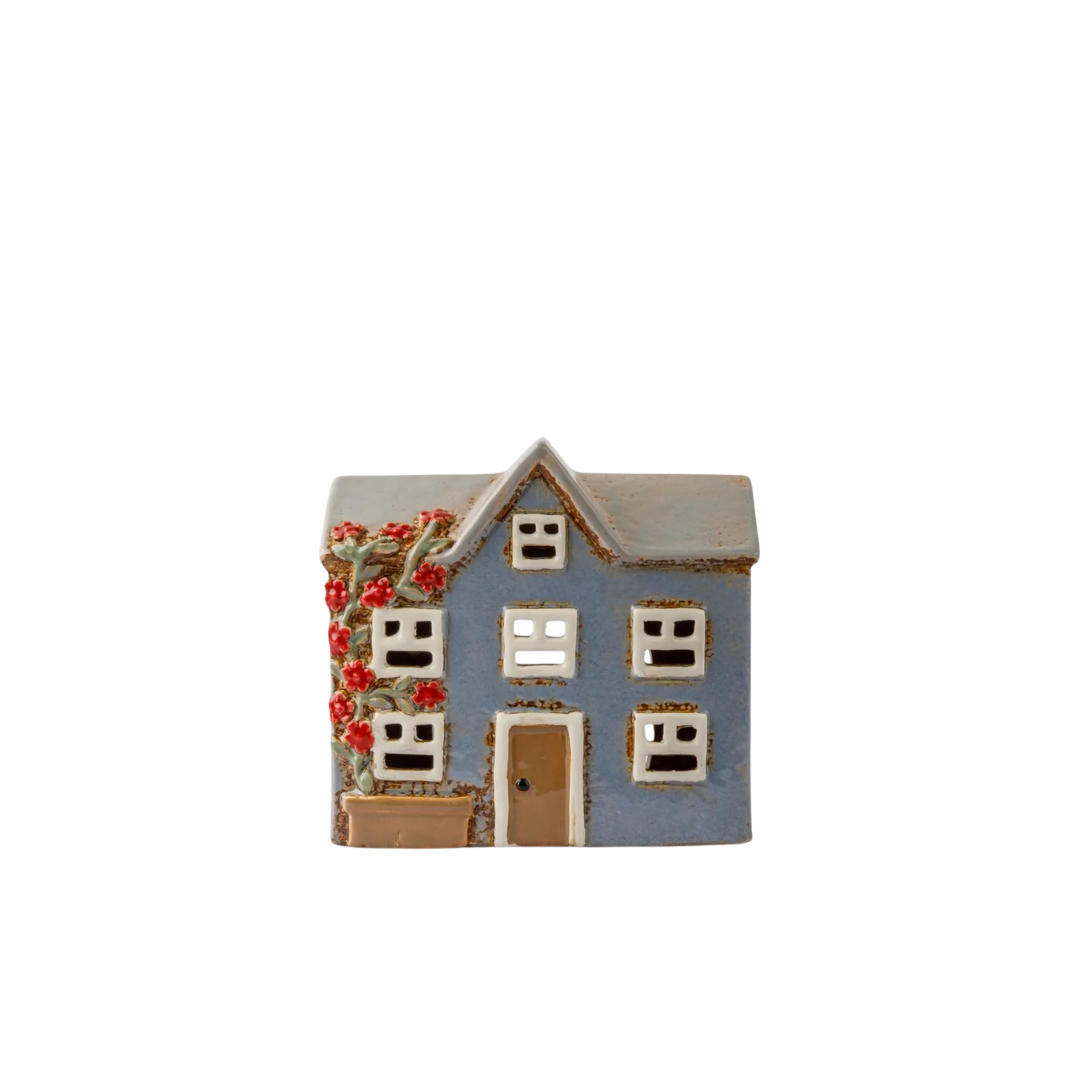 Devon Peak Tea Light Cottage Cornflour