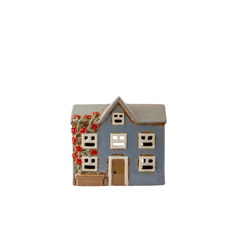 Devon Peak Tea Light Cottage Cornflour