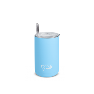 3-1 Iced Coffee Cup with Straw - Sky Blue