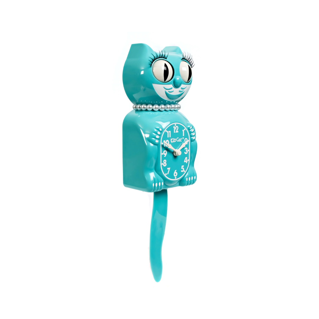 Vibrant Blue Turquoise Lady Kit-Cat