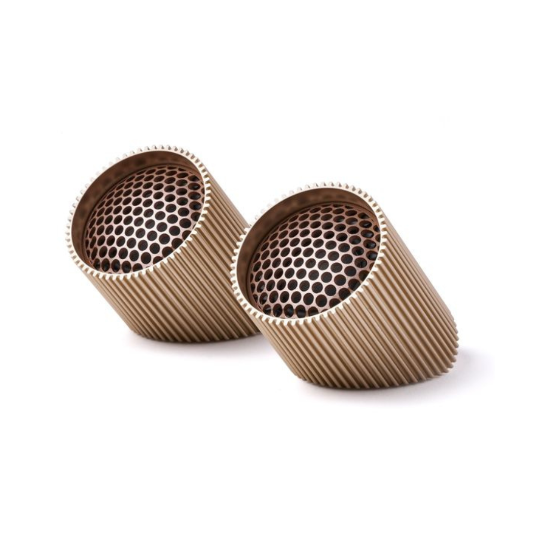 Ray-Set of Magnetic B/T Speakers Vivid Gold