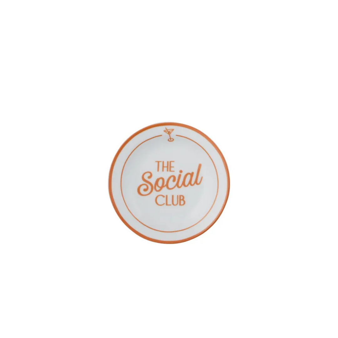 Social Ceramic Plate Cherry Assorted