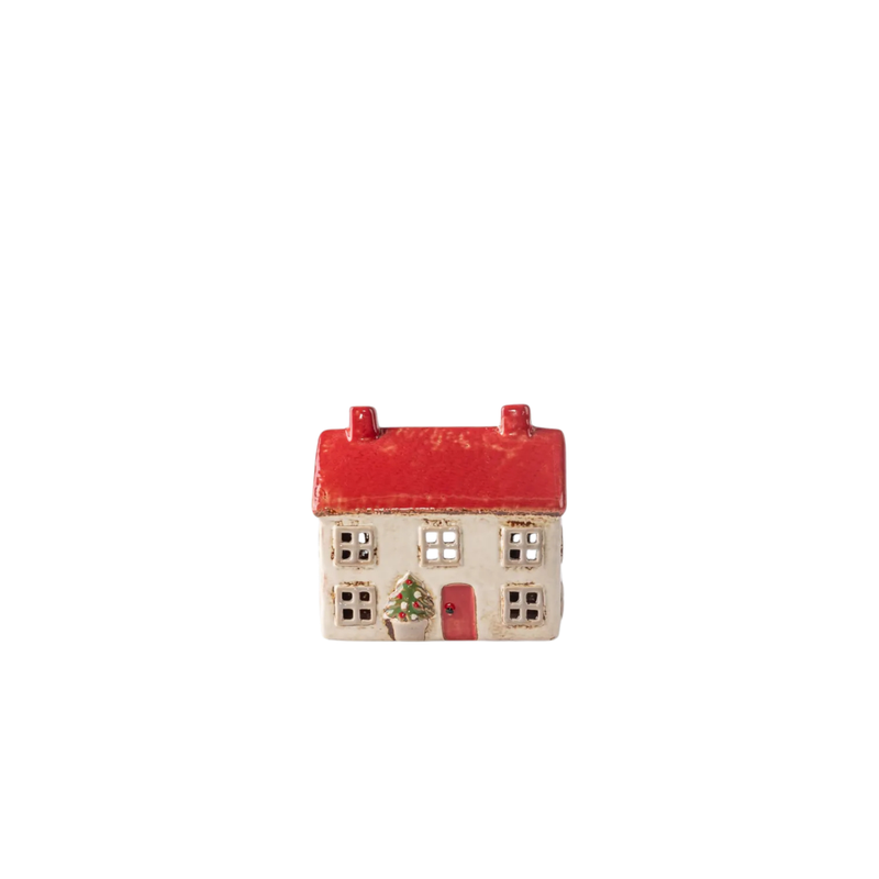 Alsace Tea Light Cottage Christmas Stone