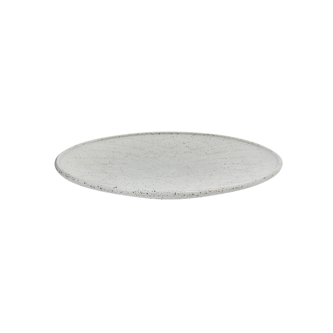 30cm Plate in White Gloss / Hardware Lane