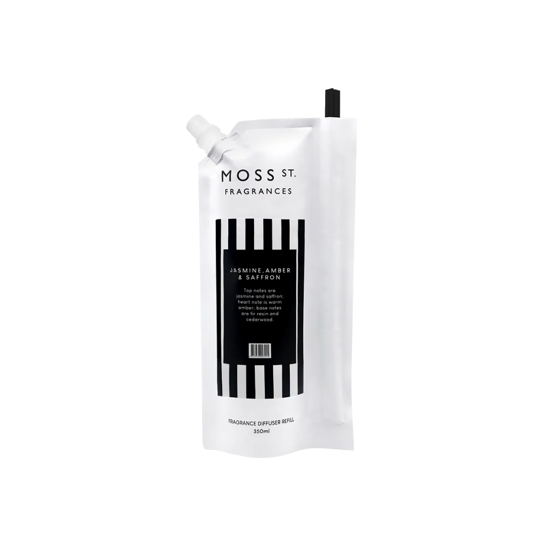 Diffuser Refill 350ml - Jasmine, amber and saffron