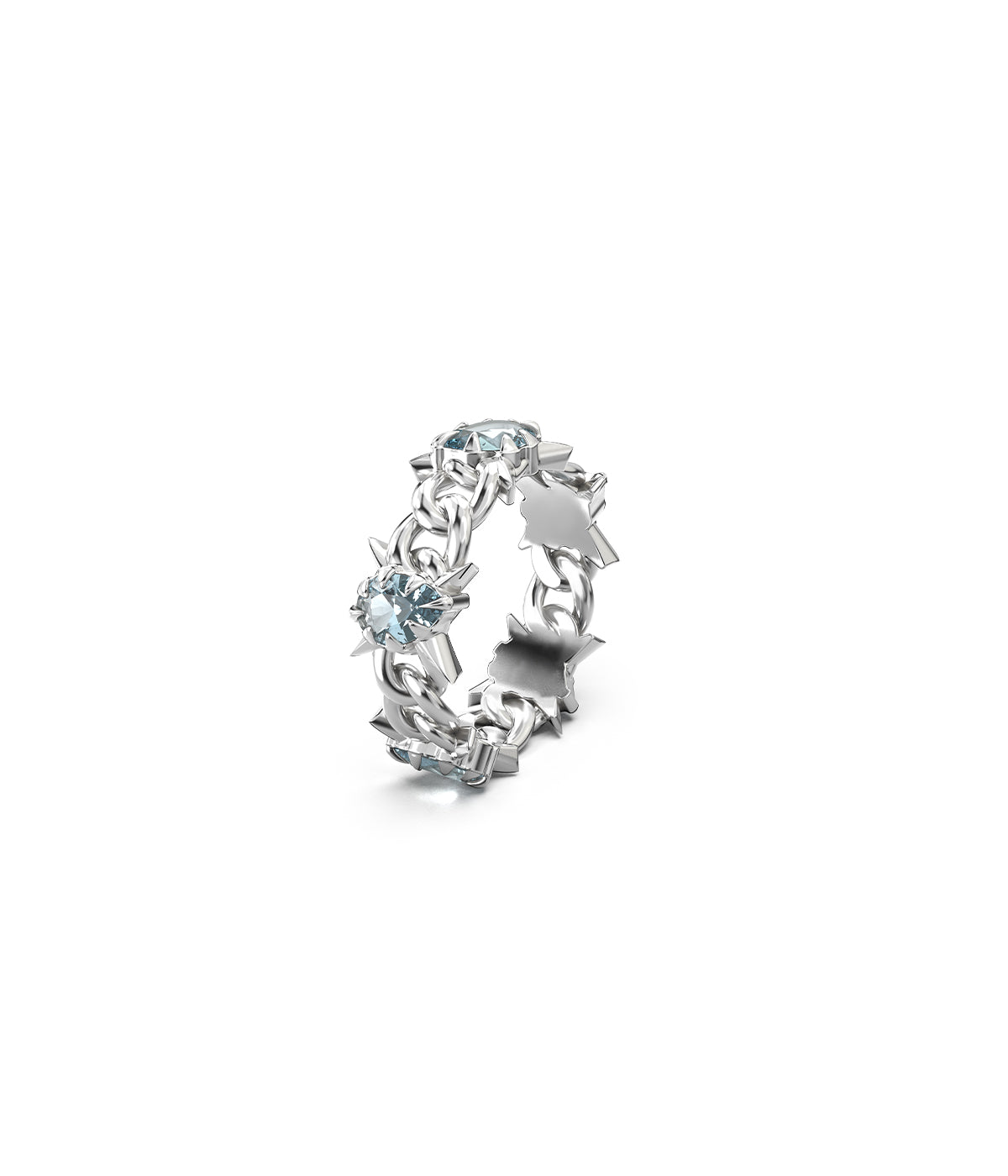 Precious Punk Eternity Curb Ring