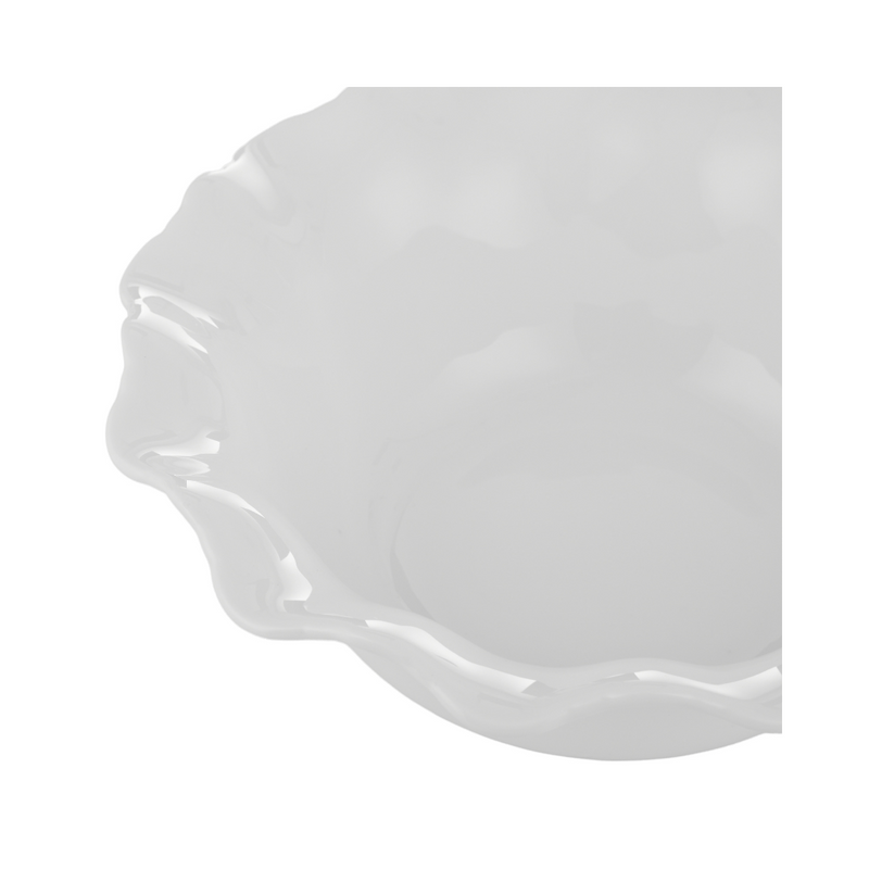 Society Home Macy Porcelain Round Bowl White