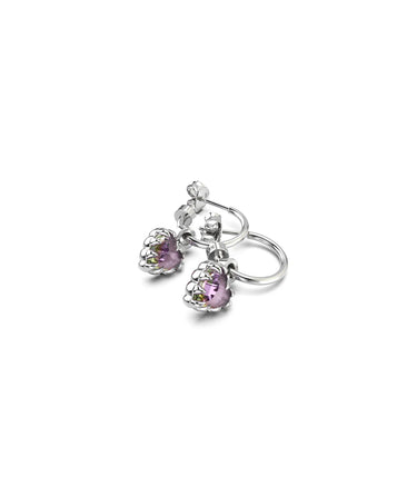LOVE CLAW ANCHOR EARRINGS - MYSTIC QUARTZ