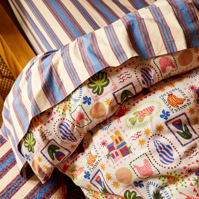 Ottilie Cotton Quilt Cover - King Single/Double
