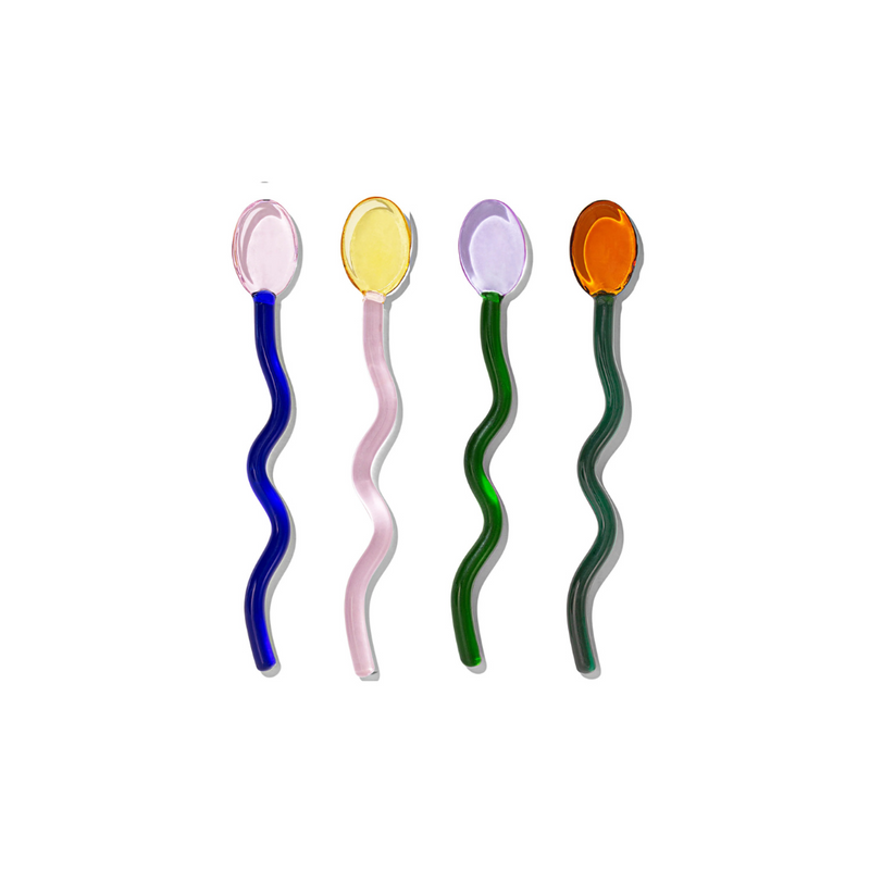 Glass Cocktail Stirrer set