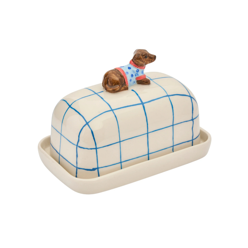 Butter Dish - Dachshund
