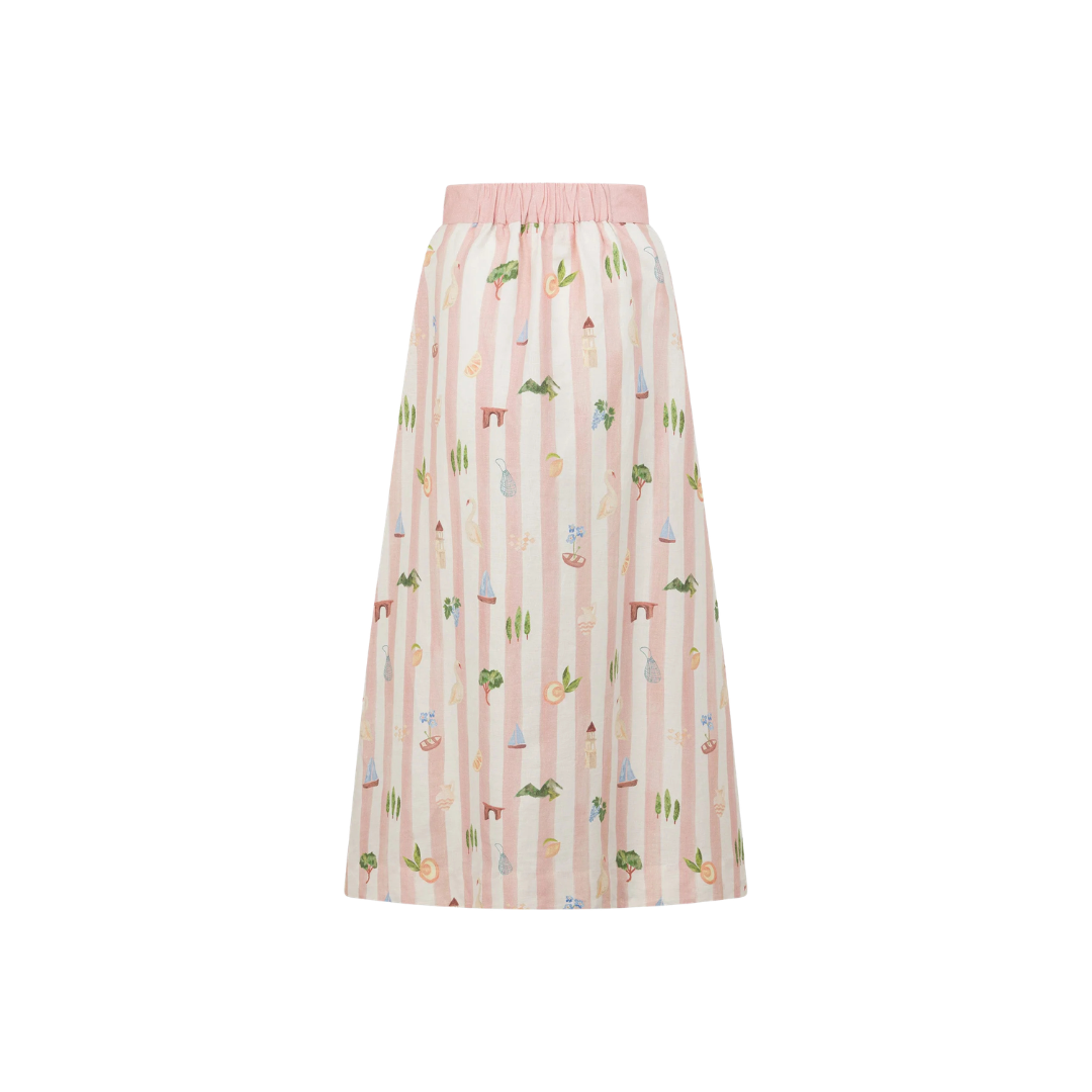 Boat Days Maxi Skirt