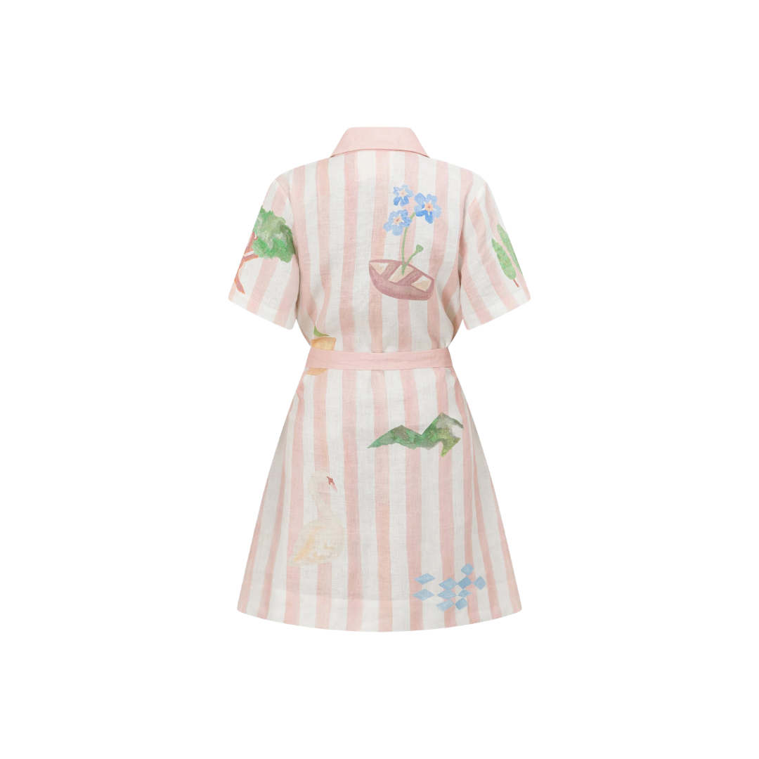 Boat Days Mini Shirt Dress