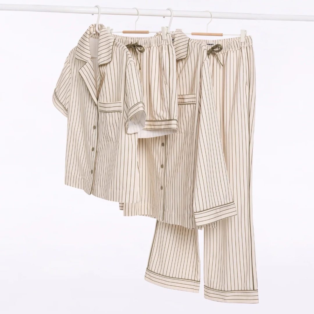 Sleep Pant - Matcha Stripes
