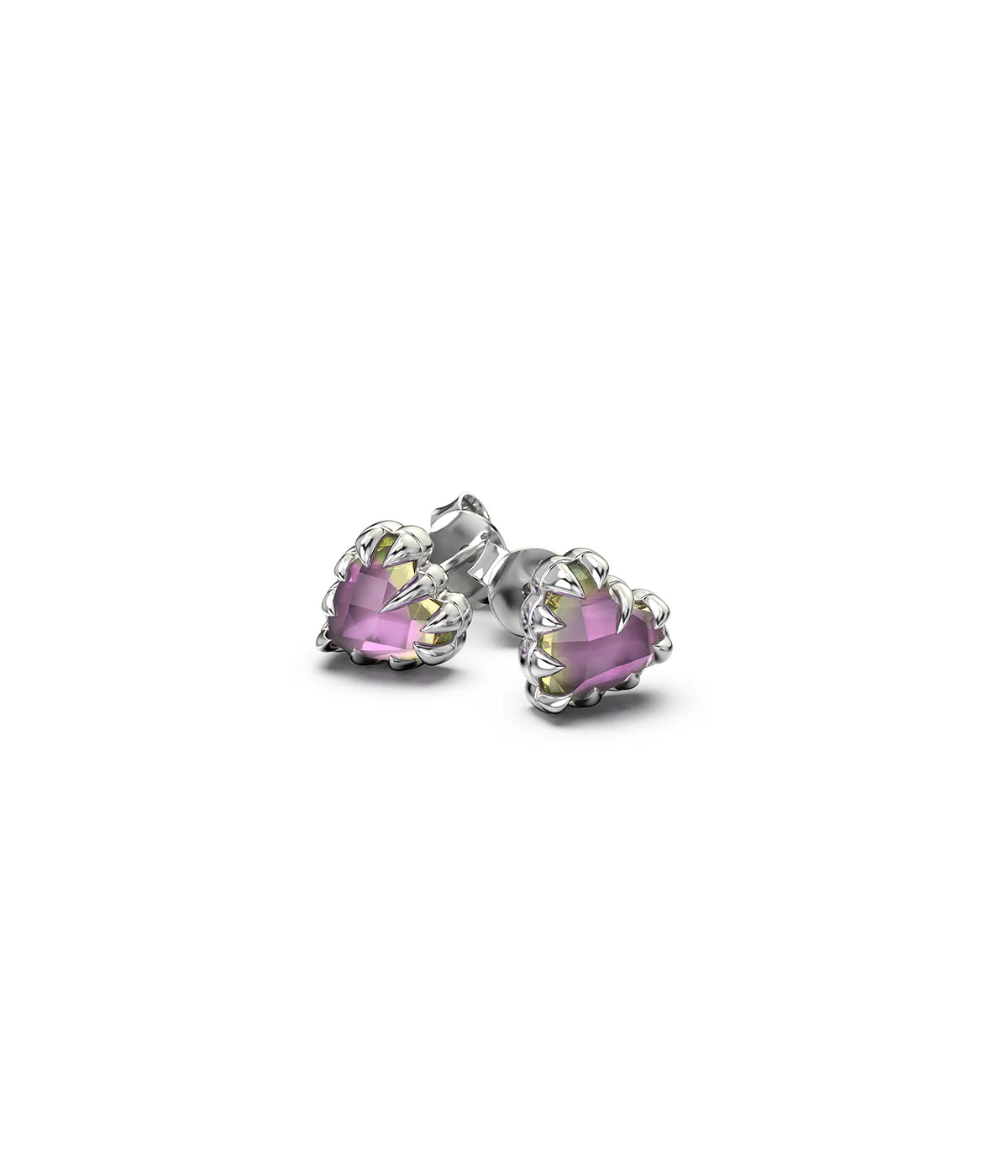 Love Claw Earrings - Mystic Quartz