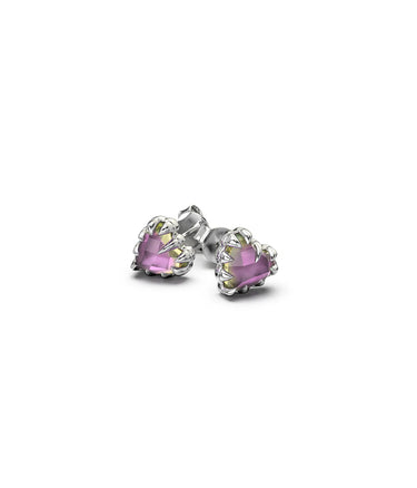 LOVE CLAW EARRINGS - MYSTIC QUARTZ