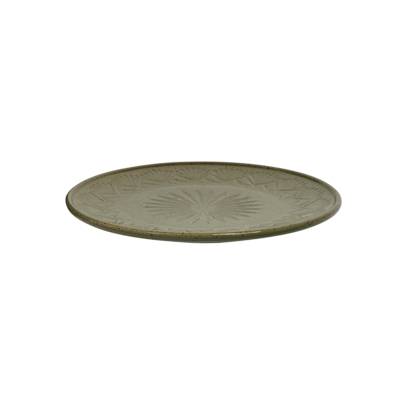20cm Plate in Peppercorn / Hardware Lane