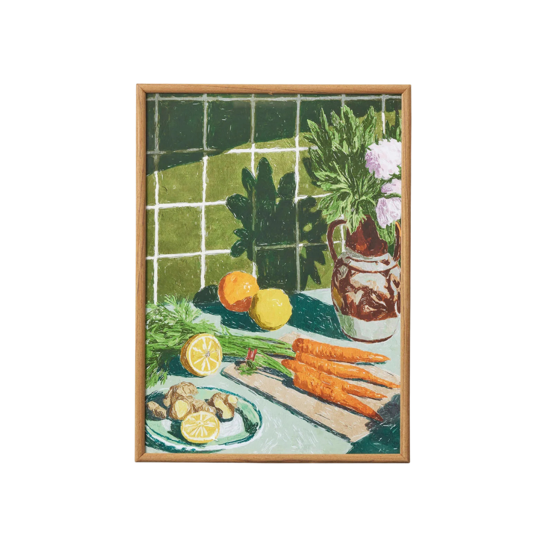 Bounty Framed Glass Print Assorted