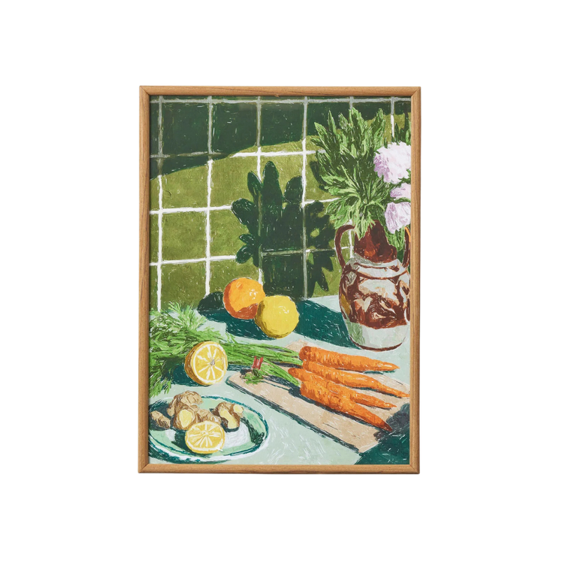 Bounty Framed Glass Print Assorted