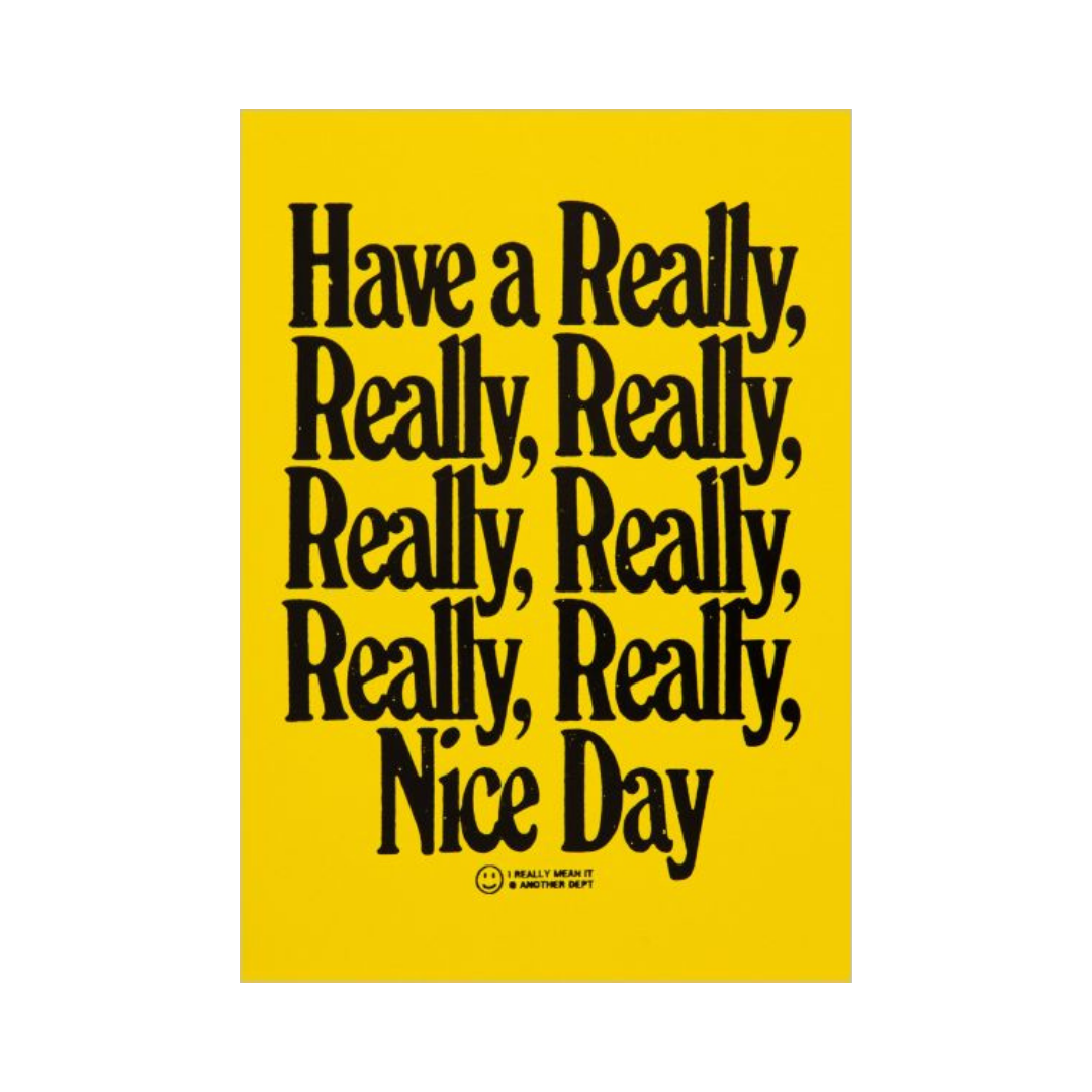 Card - Really Really Nice Day