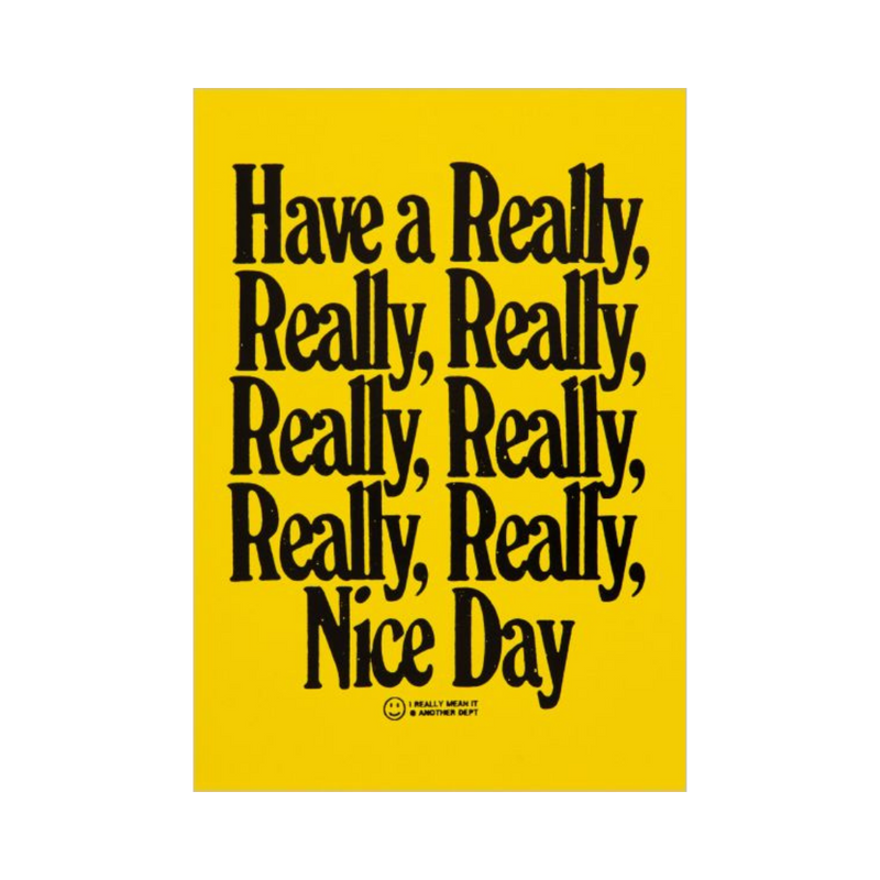 Card - Really Really Nice Day