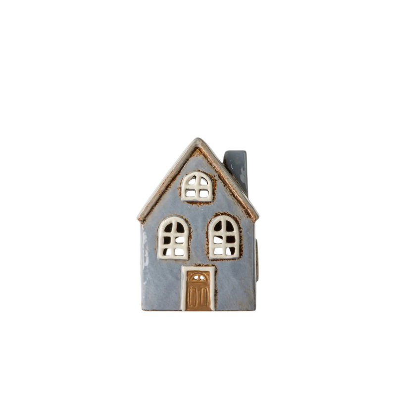 Devon Tea Light Cottage Arch Window Cornflour