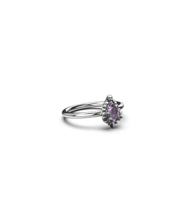Jagged Teardrop Ring