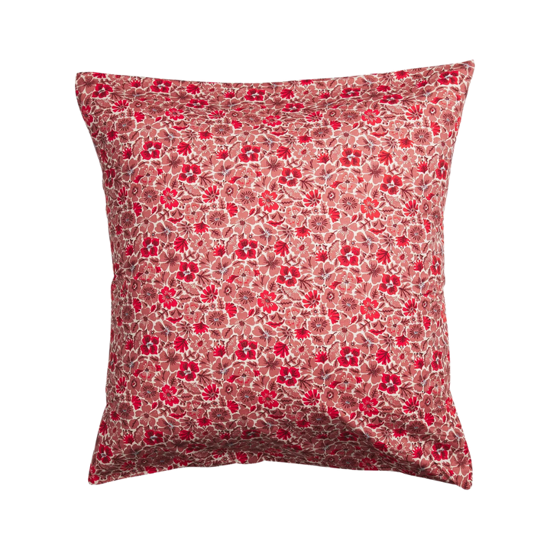 Magnolia Cotton Pillowcase Set - Poppy