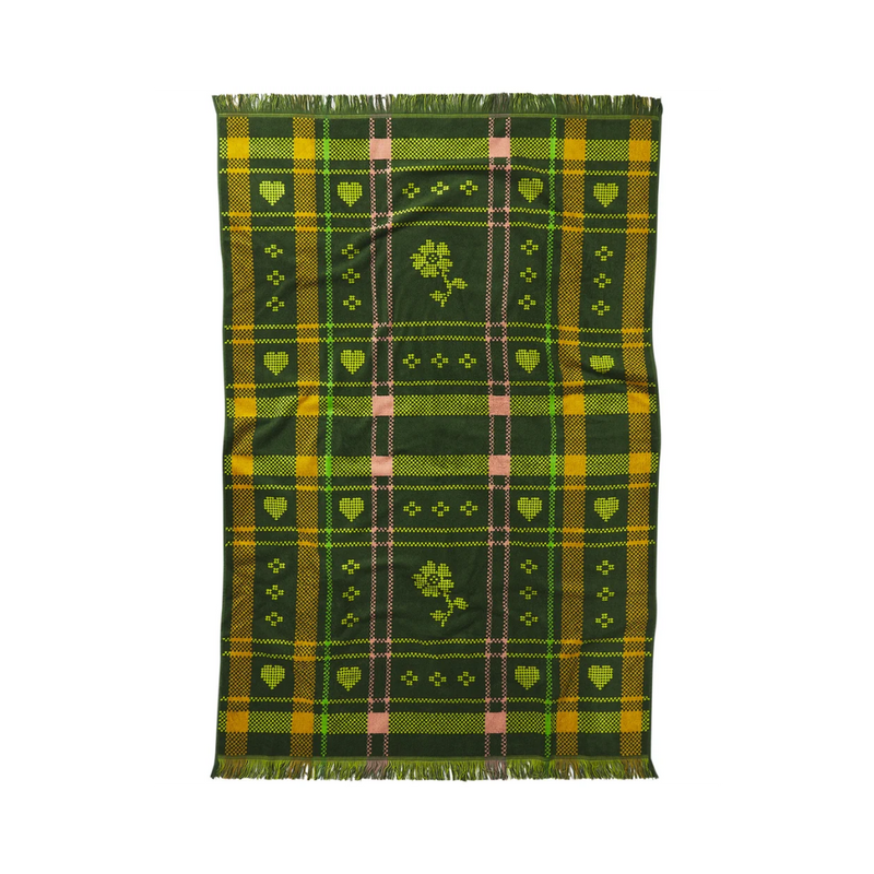 Josephine Hand Towel - Hunter Green