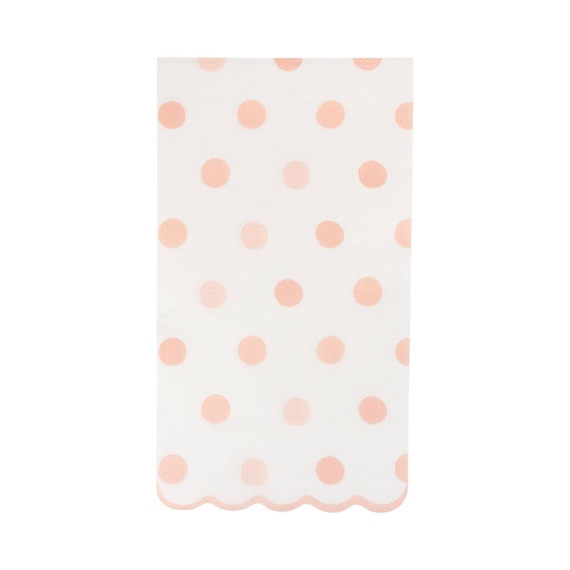 Baby Pink Polka Dot Dinner Napkin