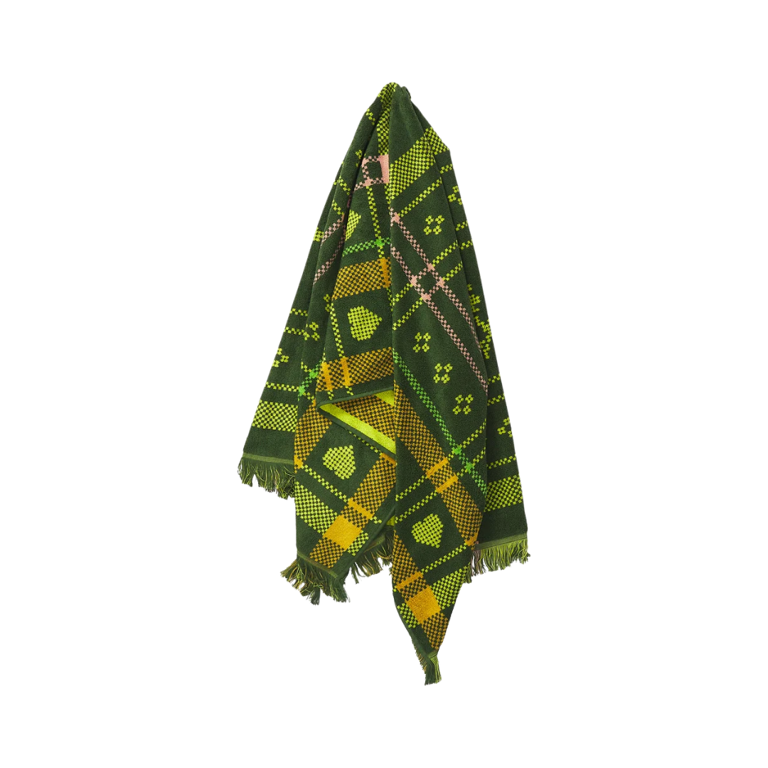 Josephine Bath Sheet - Hunter Green