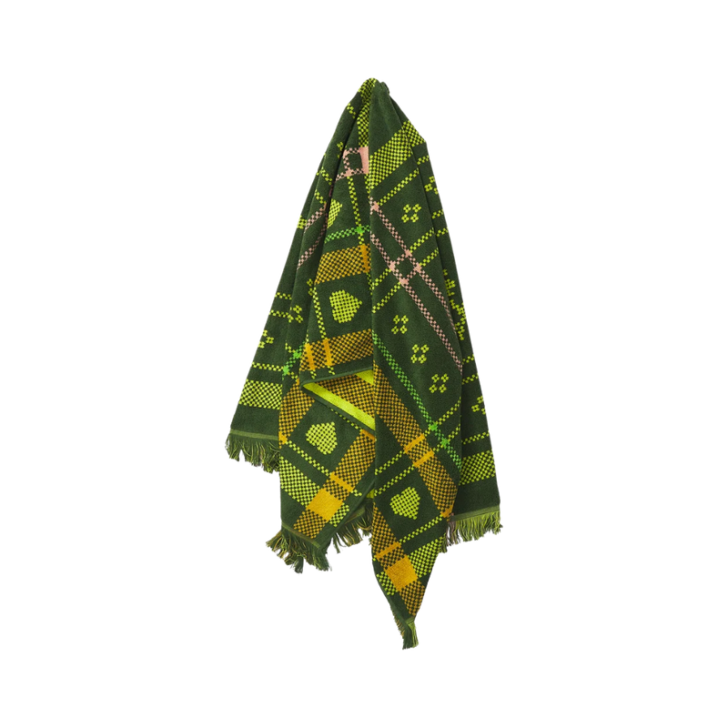 Josephine Bath Sheet - Hunter Green
