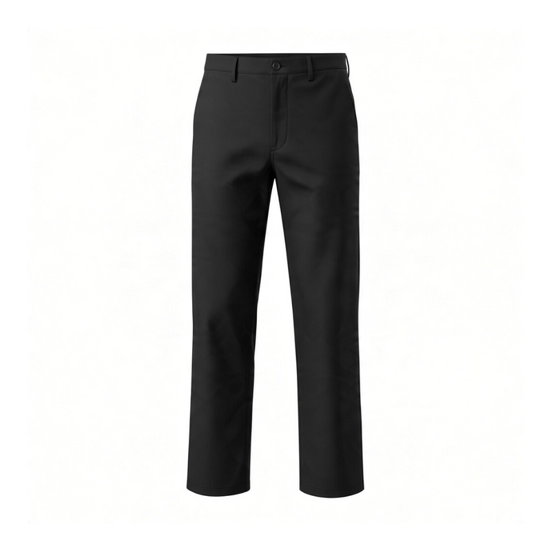 Wide Fit Chino Pant - Black