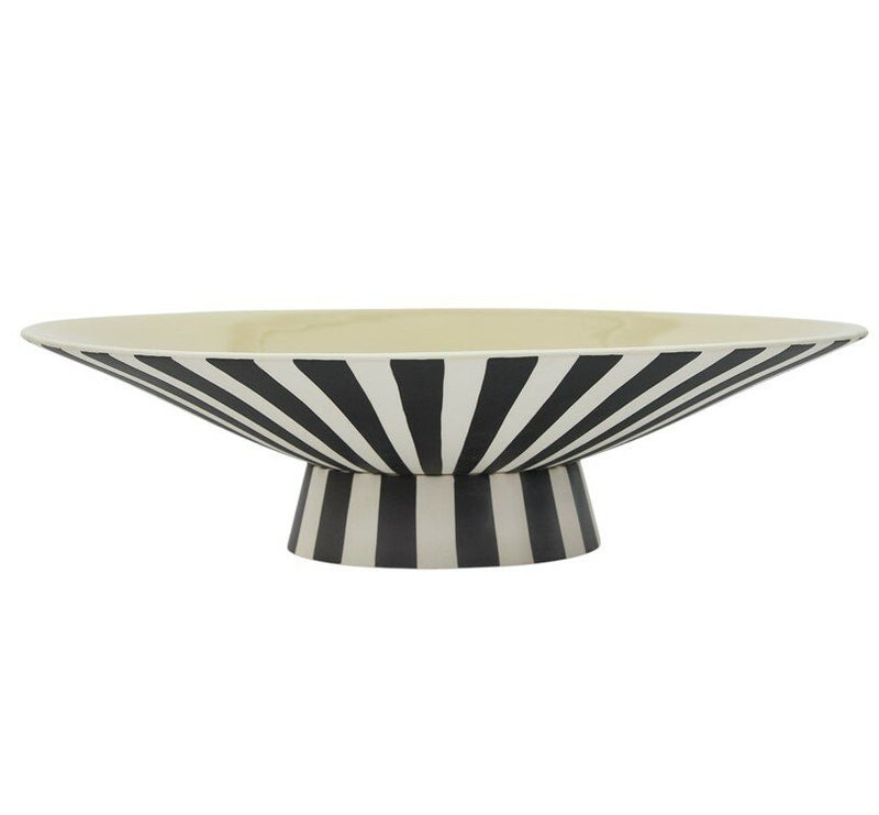 OYOY Toppu Centrepiece - Low (Vanilla/White/Black)